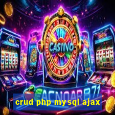 crud php mysql ajax